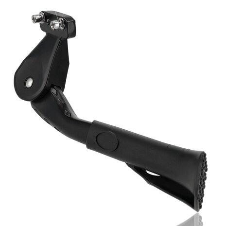 Discountershop Fietsstandaard Achtervork 16-24 Inch | Enkele Zijstandaard voor Kinderfiets, Vouwfiets, Mountainbike & Elektrische Fietsen | Extra Stevige | Verstelbare Fietsaccessoires Discountershop Fietsstandaard Achtervork 16-24 Inch | Enkele Zijstandaard voor Kinderfiets, Vouwfiets, Mountainbike & Elektrische Fietsen | Extra Stevige | Verstelbare Fietsaccessoires