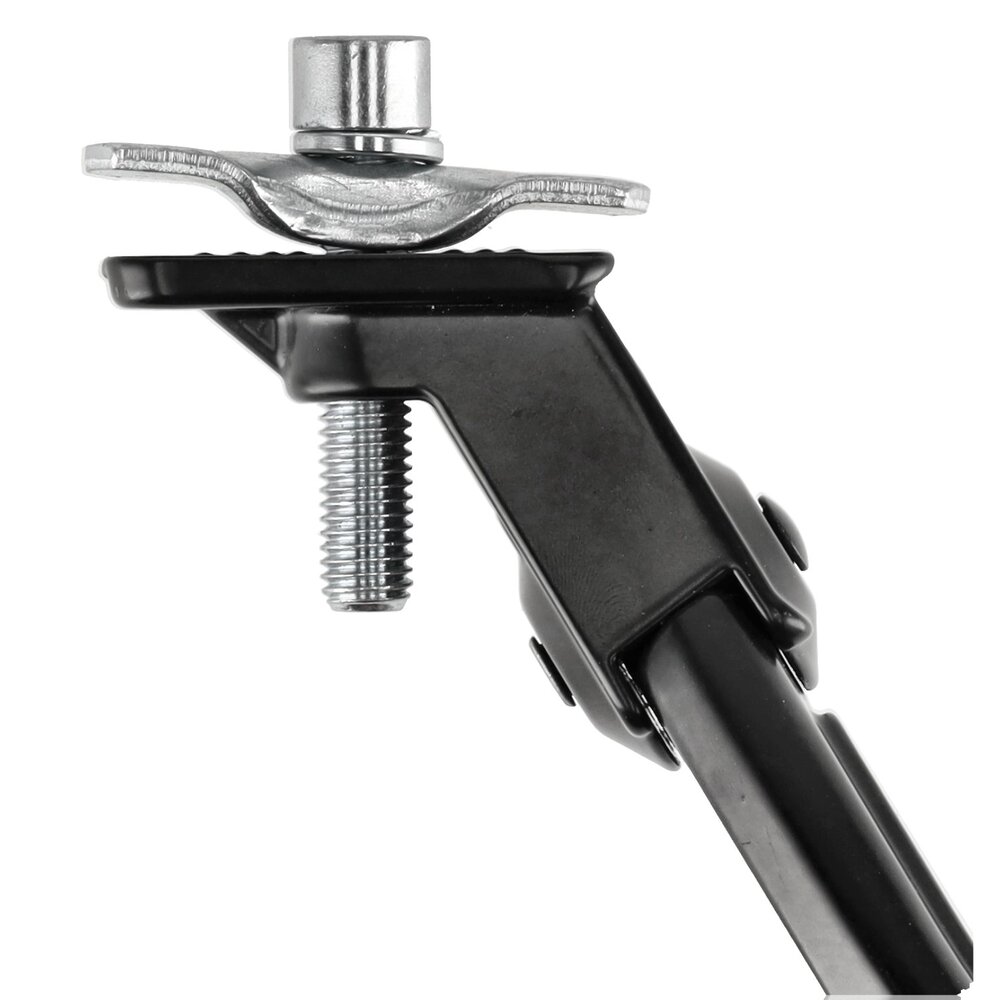 Discountershop Fietsstandaard 24-28 Inch | Aluminium Enkel Standaard Zwart | Verstelbare  Fietsstandaard Voor 24-26-28 Inch Fietsen | Duurzaam en Stabiel