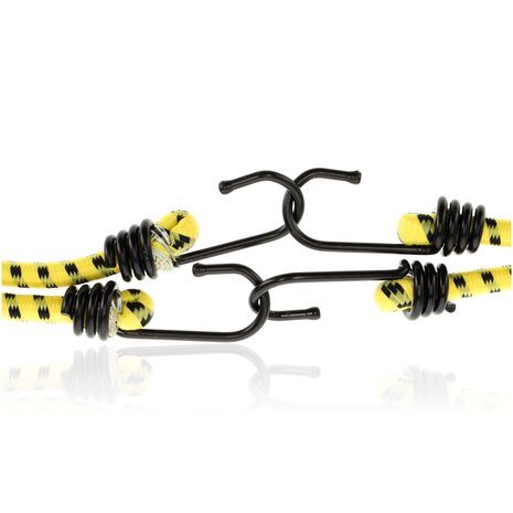 Discountershop Spinbinder 80 cm Ø 10 mm - Geel met Zwarte Strepen - 8 Elastische Armen & Haken - Bagagespin / Bagagebinder - Ideaal voor Fiets, Auto & Motor Discountershop Spinbinder 80 cm Ø 10 mm - Geel met Zwarte Strepen - 8 Elastische Armen & Haken - Bagagespin / Bagagebinder - Ideaal voor Fiets, Auto & Motor