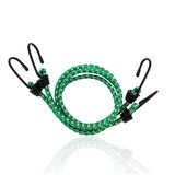 Discountershop Luggage Straps - Carrier Ties 2 Pieces (80cm Ø8mm) - Elastic Luggage Tensioners with 4 Hooks - 4-Arm Bungee Cords - Green - Bicycle & Luggage Accessories Discountershop Luggage Straps - Carrier Ties 2 Pieces (80cm Ø8mm) - Elastic Luggage Tensioners with 4 Hooks - 4-Arm Bungee Cords - Green - Bicycle & Luggage Accessories