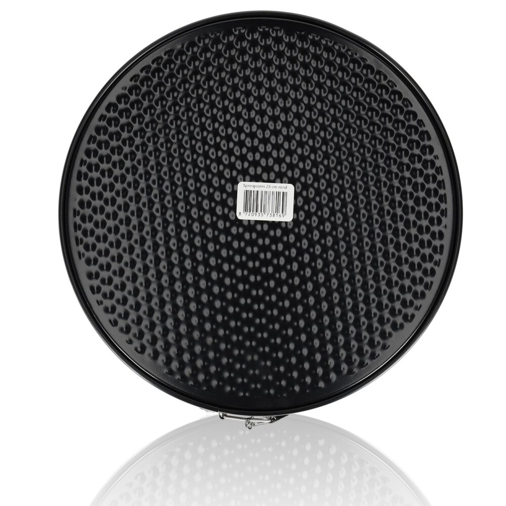 Discountershop Springvorm Set 28 cm – Non-stick & Lekvrij Metalen Taartvorm – Cheesecake Bakvorm voor Taarten, Quiches & Pizza