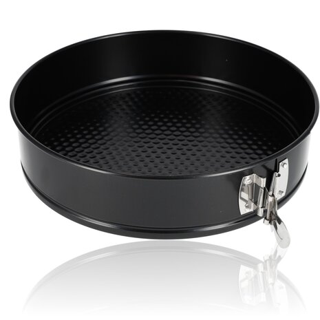 Discountershop Springvorm Set 28 cm – Non-stick & Lekvrij Metalen Taartvorm – Cheesecake Bakvorm voor Taarten, Quiches & Pizza