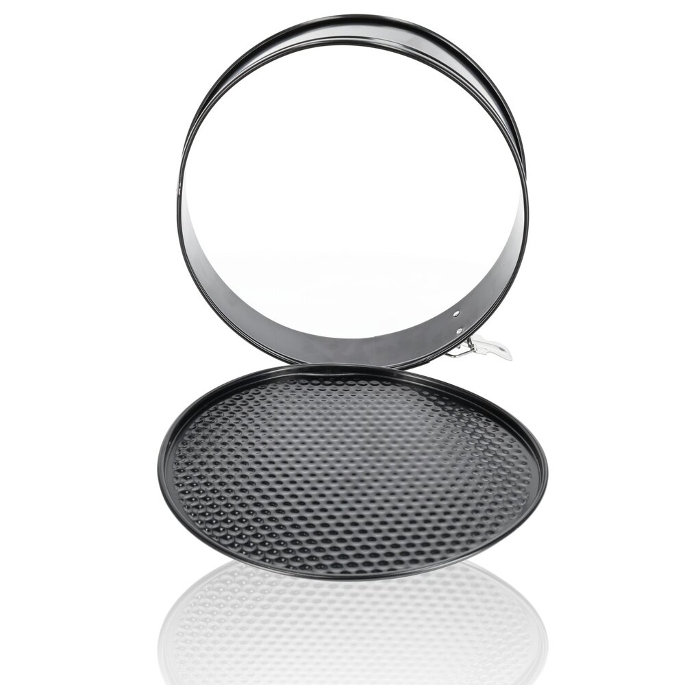 Discountershop Springform Cake Pan Set 28 cm – Non-Stick & Leakproof Metal Cake Mold – Baking Mold for Cheesecake, Cakes, Quiches & Pizza