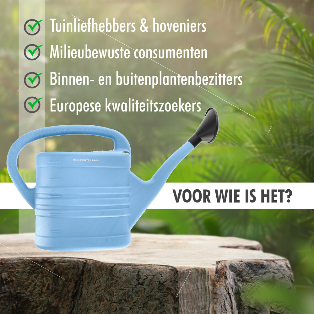 Merkloos Gieter met Sproeikop 10L - Blauw Planten Gieter voor Binnen & Buiten - Voor Planten Bewatering - Tuingieter met Sproeier Merkloos Gieter met Sproeikop 10L - Blauw Planten Gieter voor Binnen & Buiten - Voor Planten Bewatering - Tuingieter met Sproeier