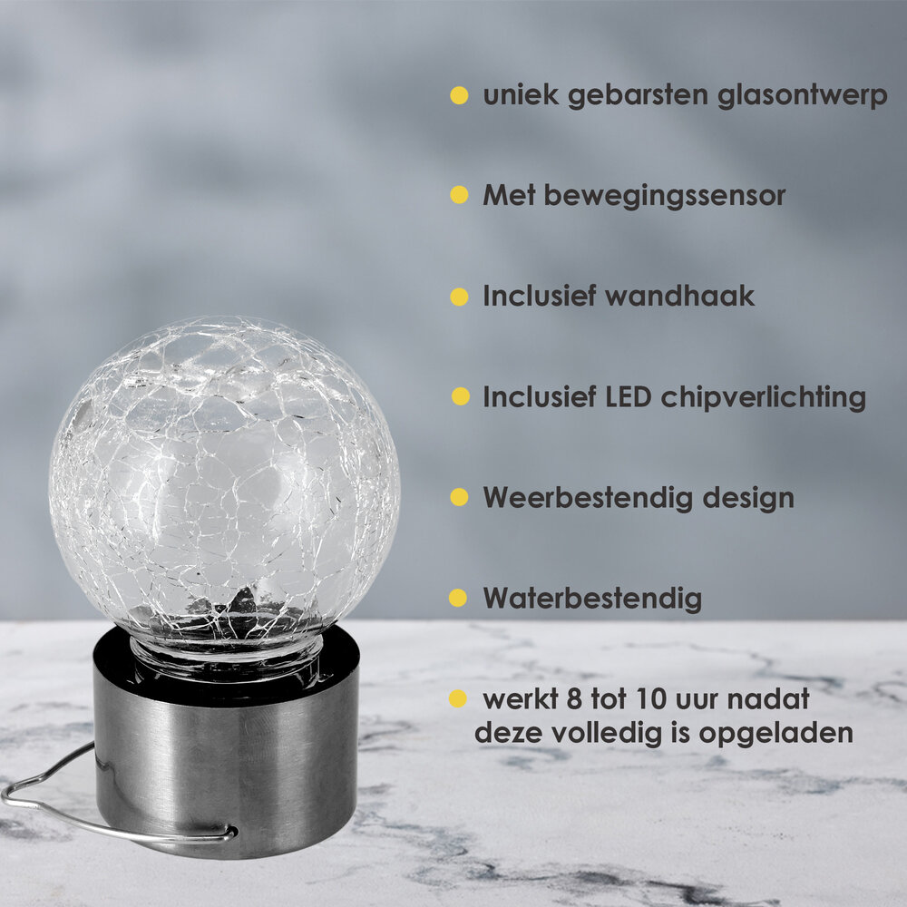 Discountershop Solar Buitenverlichting LED – Waterdichte Zonne-lantaarn 1,2 Volt – Oplaadtijd 6-8 uur – Solar Tuinverlichting met Sensor en Wandhaak Discountershop Solar Buitenverlichting LED – Waterdichte Zonne-lantaarn 1,2 Volt – Oplaadtijd 6-8 uur – Solar Tuinverlichting met Sensor en Wandhaak