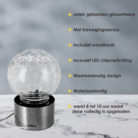 Discountershop Solar Buitenverlichting LED – Waterdichte Zonne-lantaarn 1,2 Volt – Oplaadtijd 6-8 uur – Solar Tuinverlichting met Sensor en Wandhaak Discountershop Solar Buitenverlichting LED – Waterdichte Zonne-lantaarn 1,2 Volt – Oplaadtijd 6-8 uur – Solar Tuinverlichting met Sensor en Wandhaak