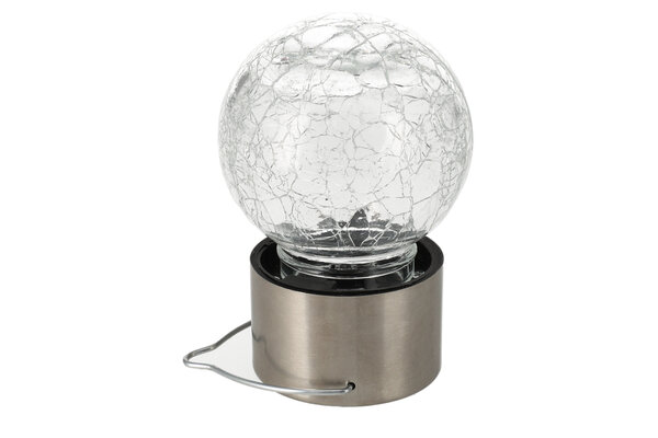 Discountershop Solar Lamp Set for Solar Garden Lighting - 10 Solar lamps - Ni-MH 1.2V - Outdoor Lighting - Stainless Steel & Crystal Glass Discountershop Solar Lamp Set for Solar Garden Lighting - 10 Solar lamps - Ni-MH 1.2V - Outdoor Lighting - Stainless Steel & Crystal Glass