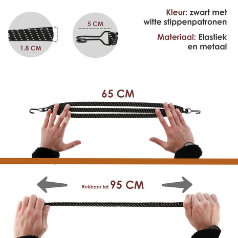Discountershop Snelbinders met Haak - Set van 2 voor Fiets, Motor en Bagage | Bungee Koorden voor Luggage - Spinbinder met 3 Elastische Armen Discountershop Snelbinders met Haak - Set van 2 voor Fiets, Motor en Bagage | Bungee Koorden voor Luggage - Spinbinder met 3 Elastische Armen