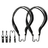 Discountershop Luggage Straps with Hook - Set of 2 for Bicycle, Motorcycle and Luggage | Bungee Cords for Luggage - Spider Binder with 3 Elastic Arms Discountershop Luggage Straps with Hook - Set of 2 for Bicycle, Motorcycle and Luggage | Bungee Cords for Luggage - Spider Binder with 3 Elastic Arms