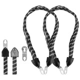 Discountershop Bicycle Straps with Hook Set of 2 | 67 cm Bungee Cord Bike | Black | Luggage Straps for 26/27 Inch Discountershop Bicycle Straps with Hook Set of 2 | 67 cm Bungee Cord Bike | Black | Luggage Straps for 26/27 Inch