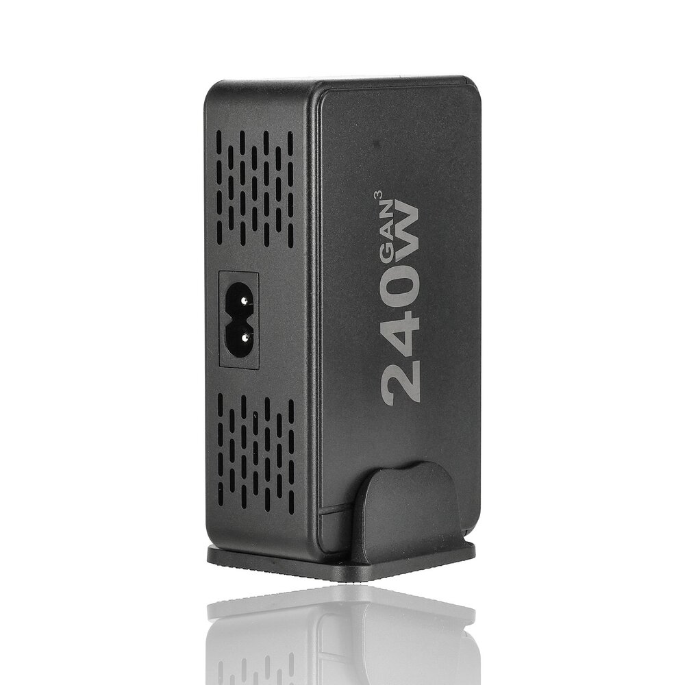 Discountershop 240W GaN III Fast Charger – 8-Port USB-C Charging Station | PD Charger for MacBook, iPhone 15, Samsung S24 | USB Hub with Power Supply | Compact & Powerful Discountershop 240W GaN III Fast Charger – 8-Port USB-C Charging Station | PD Charger for MacBook, iPhone 15, Samsung S24 | USB Hub with Power Supply | Compact & Powerful