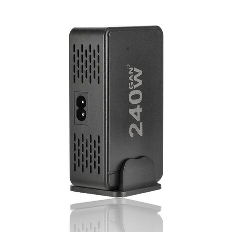 Discountershop 240W GaN III Fast Charger – 8-Port USB-C Charging Station | PD Charger for MacBook, iPhone 15, Samsung S24 | USB Hub with Power Supply | Compact & Powerful Discountershop 240W GaN III Fast Charger – 8-Port USB-C Charging Station | PD Charger for MacBook, iPhone 15, Samsung S24 | USB Hub with Power Supply | Compact & Powerful