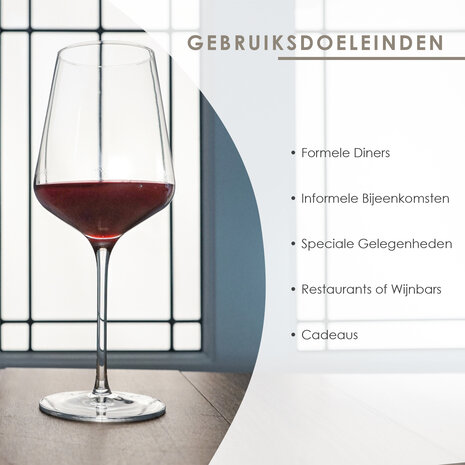 Discountershop Luxe Wittewijnglazen - 37cl Helder Glas - 370ml - Spiegelau Glazenset voor Diner & Dessertwijn
