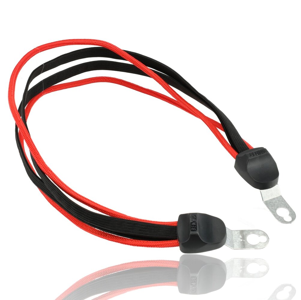 Discountershop Elastic Stretchable Bungee Cords 60cm Ø8mm with Hooks - 2-Arm Luggage Strap | Best Quick Release Straps for Luggage Carrier, Electric Bike & City Bike Discountershop Elastic Stretchable Bungee Cords 60cm Ø8mm with Hooks - 2-Arm Luggage Strap | Best Quick Release Straps for Luggage Carrier, Electric Bike & City Bike