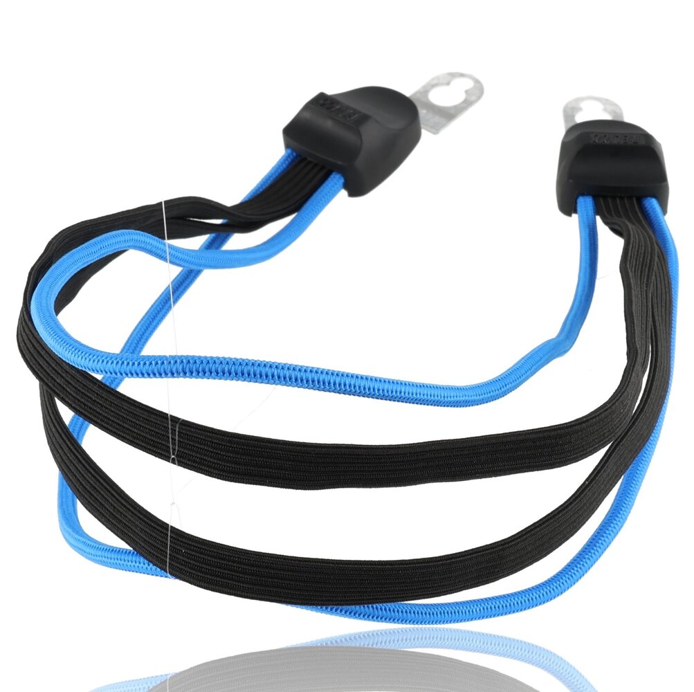 Discountershop Elastic Stretchable Bungee Cords 60cm Ø8mm with Hooks - 2-Arm Luggage Strap | Best Quick Release Straps for Luggage Carrier, Electric Bike & City Bike Discountershop Elastic Stretchable Bungee Cords 60cm Ø8mm with Hooks - 2-Arm Luggage Strap | Best Quick Release Straps for Luggage Carrier, Electric Bike & City Bike