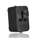 Discountershop Universal World Plug with USB – International Travel Adapter for 150+ Countries | USA, UK, Australia, Asia & Europe | Universal Travel Plug with 2 USB Ports – Black Discountershop Universal World Plug with USB – International Travel Adapter for 150+ Countries | USA, UK, Australia, Asia & Europe | Universal Travel Plug with 2 USB Ports – Black