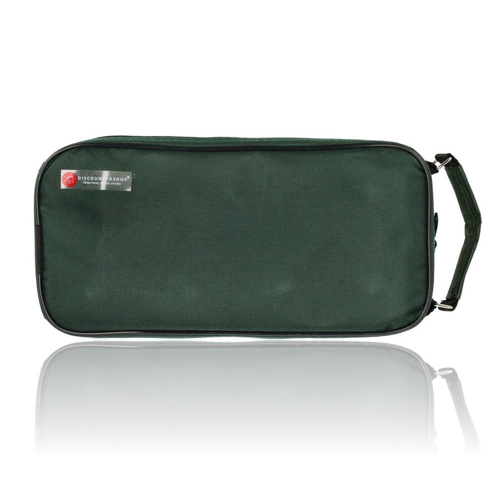 Discountershop Jeu de Boules Set - 8 Stainless Steel Balls + Jack + Measuring Pin - Including Bag - Ideal for Groups, Recreational Players & Beginners