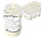 Memorial Candles - White Grave Candles with Plastic Cover - Windproof Memorial Candle - 50 Hour Burning Time - Weatherproof Outdoor Candle for Remembrance