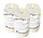 Memorial Candles - White Grave Candles with Plastic Cover - Windproof Memorial Candle - 50 Hour Burning Time - Weatherproof Outdoor Candle for Remembrance
