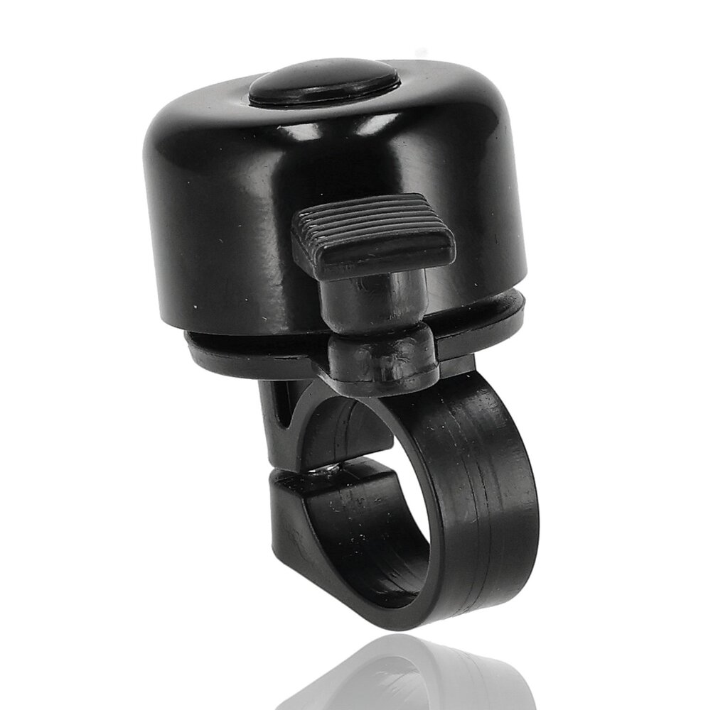 Discountershop Black Bicycle Bell 35mm - Bicycle Bell for Racing Bike, City Bike, MTB & More - Cheap Bicycle Accessories Discountershop Black Bicycle Bell 35mm - Bicycle Bell for Racing Bike, City Bike, MTB & More - Cheap Bicycle Accessories