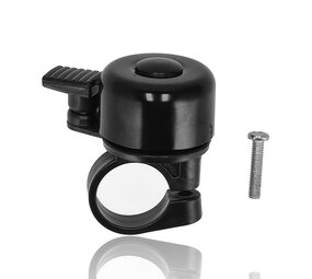 Discountershop Zwarte Fietsbel 35mm - Fietsbel voor Racefiets, Stadfiets, MTB & Meer - Goedkope Fietsaccessoire Discountershop Zwarte Fietsbel 35mm - Fietsbel voor Racefiets, Stadfiets, MTB & Meer - Goedkope Fietsaccessoire
