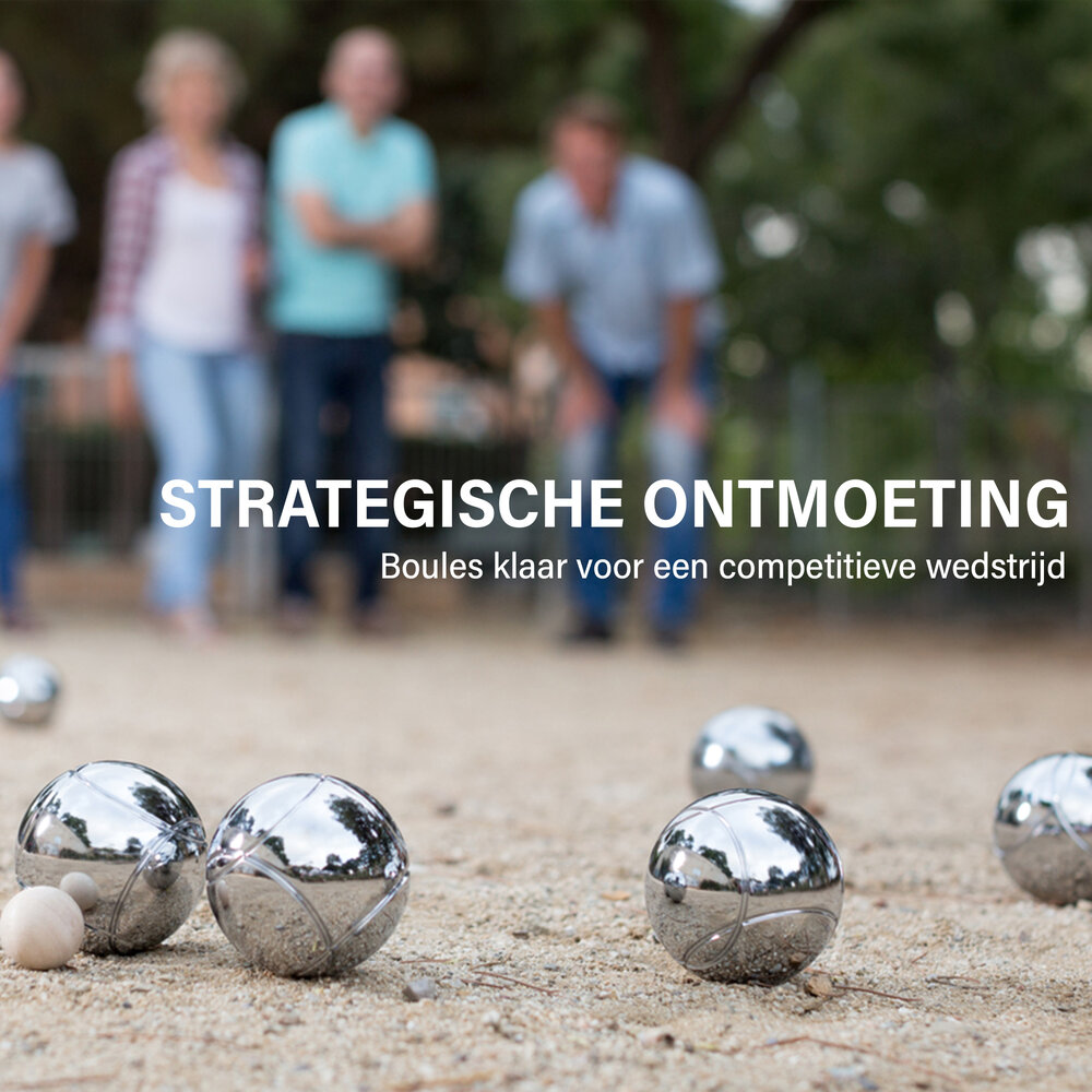 Discountershop Jeu de Boules Set - 8 Stainless Steel Balls + Jack + Measuring Pin - Including Bag - Ideal for Groups, Recreational Players & Beginners