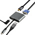 USB-C to HDMI & VGA Adapter 4-in-1 – Multiport Hub with 4K HDMI, USB 3.0, USB-C Charging – Compatible with MacBook, Laptop, iPad, Chromebook, Samsung & More USB-C to HDMI & VGA Adapter 4-in-1 – Multiport Hub with 4K HDMI, USB 3.0, USB-C Charging – Compatible with MacBook, Laptop, iPad, Chromebook, Samsung & More