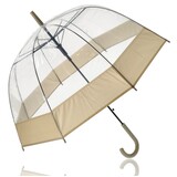 Discountershop Dome Umbrella Transparent with J Handle - Lightweight Umbrella Cheap - Snowproof & Windproof Discountershop Dome Umbrella Transparent with J Handle - Lightweight Umbrella Cheap - Snowproof & Windproof