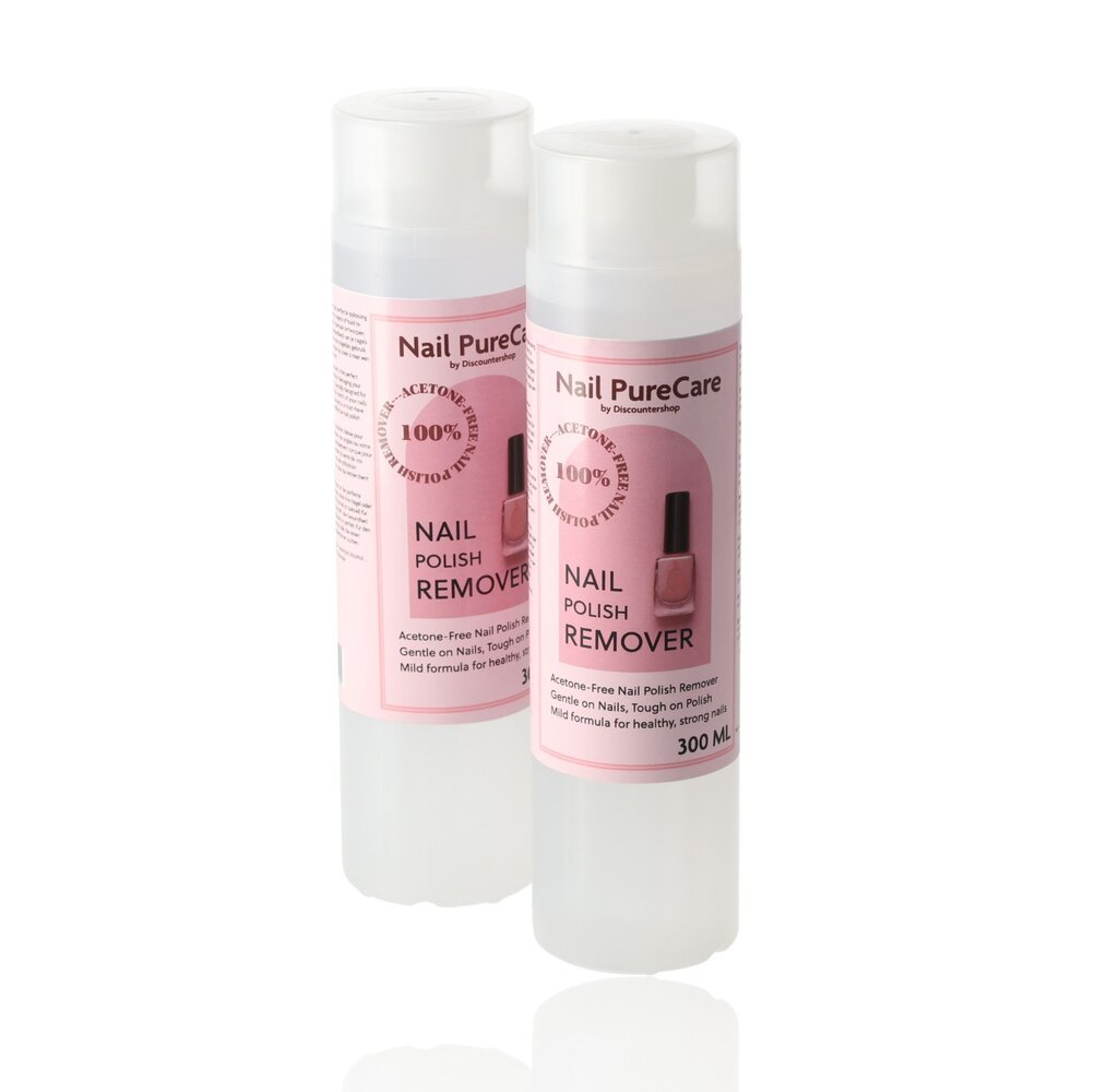 Discountershop Nail Polish Remover Without Acetone - Nail Polish Remover Acetone Free 300ml - Vegan, Hydrating, & Dermatologically Tested - Professional Nail Polish Remover Discountershop Nail Polish Remover Without Acetone - Nail Polish Remover Acetone Free 300ml - Vegan, Hydrating, & Dermatologically Tested - Professional Nail Polish Remover