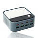 Discountershop USB-C Snellader 120W – 8-Poorts GaN Oplader met LED Display (4x USB-C 100W + 4x USB-A 22.5W) – Snelle Oplader voor Laptop, Smartphone en Tablet Discountershop USB-C Snellader 120W – 8-Poorts GaN Oplader met LED Display (4x USB-C 100W + 4x USB-A 22.5W) – Snelle Oplader voor Laptop, Smartphone en Tablet
