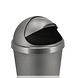 Discountershop Waste Bin 50 liters Gray with Sliding Lid - Waste Bin Round Plastic - Waste Bin with Roller Lid for Kitchen, Shed or Garden - Ø38.5 x H70 cm Discountershop Waste Bin 50 liters Gray with Sliding Lid - Waste Bin Round Plastic - Waste Bin with Roller Lid for Kitchen, Shed or Garden - Ø38.5 x H70 cm