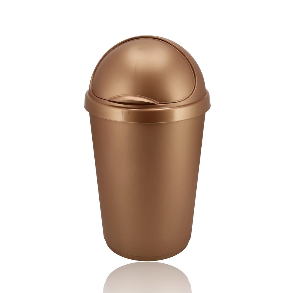 Discountershop Prullenbak 50 Liter met Schuifdeksel – Afvalemmer Rond Kunststof – Vuilnisbak met Roldeksel voor Keuken, Schuur of Tuin – Ø38,5 x H70 cm Discountershop Prullenbak 50 Liter met Schuifdeksel – Afvalemmer Rond Kunststof – Vuilnisbak met Roldeksel voor Keuken, Schuur of Tuin – Ø38,5 x H70 cm