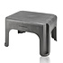 Step Stool Grey - 38x29x24 cm – Antislip Stool with 120 kg Weight Capacity for Kitchen, Bathroom, Camper, and Caravan