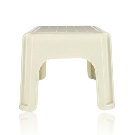 Discountershop White Step Stool – Sturdy, Antislip Plastic, 120 kg Capacity, 38x29x24 cm for Kitchen, Bathroom, Toilet, and More Discountershop White Step Stool – Sturdy, Antislip Plastic, 120 kg Capacity, 38x29x24 cm for Kitchen, Bathroom, Toilet, and More