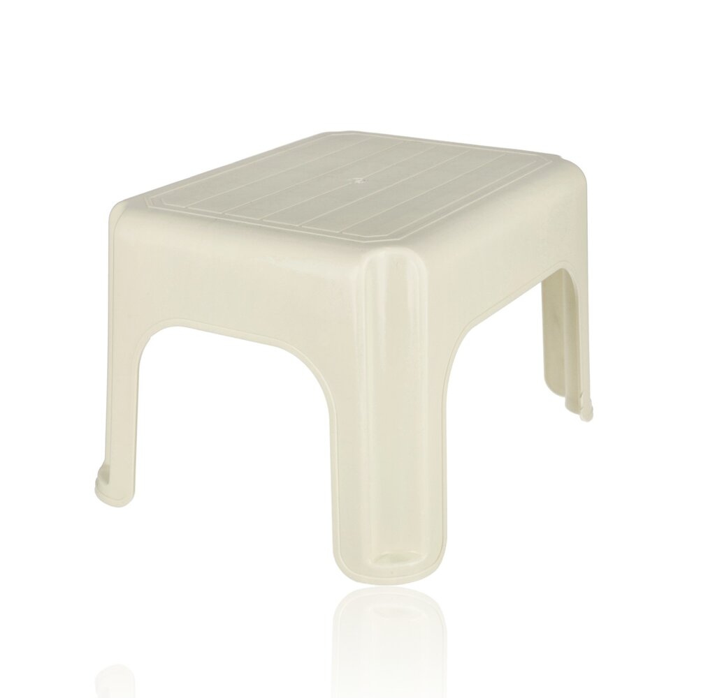 Discountershop Opstapkrukje Wit – Stevig, Antislip Kunststof, 120 kg Draagvermogen, 38x29x24 cm voor Keuken, Badkamer, Toilet en Meer Discountershop Opstapkrukje Wit – Stevig, Antislip Kunststof, 120 kg Draagvermogen, 38x29x24 cm voor Keuken, Badkamer, Toilet en Meer