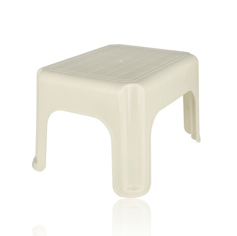 Discountershop White Step Stool – Sturdy, Antislip Plastic, 120 kg Capacity, 38x29x24 cm for Kitchen, Bathroom, Toilet, and More Discountershop White Step Stool – Sturdy, Antislip Plastic, 120 kg Capacity, 38x29x24 cm for Kitchen, Bathroom, Toilet, and More