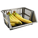 Discountershop Grijze Groentemand – Opbergmand voor Groente & Fruit – Kunststof Keukenmand voor Aardappelen, Uien, Voorraad – Fruitmand & Organizer voor Aanrecht Discountershop Grijze Groentemand – Opbergmand voor Groente & Fruit – Kunststof Keukenmand voor Aardappelen, Uien, Voorraad – Fruitmand & Organizer voor Aanrecht