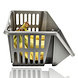 Discountershop Grijze Groentemand – Opbergmand voor Groente & Fruit – Kunststof Keukenmand voor Aardappelen, Uien, Voorraad – Fruitmand & Organizer voor Aanrecht Discountershop Grijze Groentemand – Opbergmand voor Groente & Fruit – Kunststof Keukenmand voor Aardappelen, Uien, Voorraad – Fruitmand & Organizer voor Aanrecht