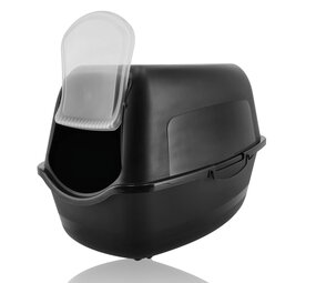 Discountershop Kattenbak met Deksel – Gesloten Kattenbak met Klapdeur – Stevige Kunststof Kattenbak met Koolfilter – Kattentoilet voor Katten tot 15 kg – Lekvrije Bodem Discountershop Kattenbak met Deksel – Gesloten Kattenbak met Klapdeur – Stevige Kunststof Kattenbak met Koolfilter – Kattentoilet voor Katten tot 15 kg – Lekvrije Bodem