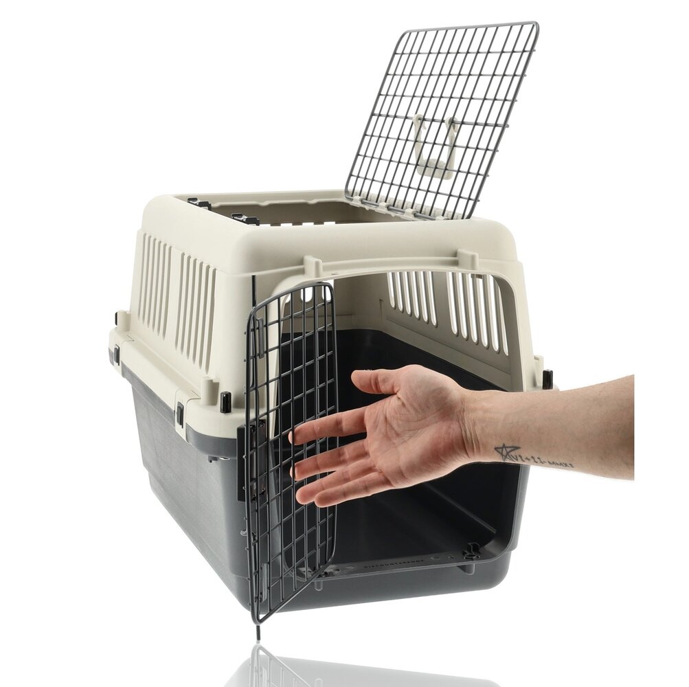 Discountershop Grote Kattenbench 61x41x40 cm – Bovenlader – Tot 12 kg Discountershop Grote Kattenbench 61x41x40 cm – Bovenlader – Tot 12 kg