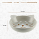 Discountershop Ceramic Cat Food Bowl Ø13.5 cm – Grey Cat Dish with Cat Face – Dishwasher Safe Feeding Bowl for Cats Discountershop Ceramic Cat Food Bowl Ø13.5 cm – Grey Cat Dish with Cat Face – Dishwasher Safe Feeding Bowl for Cats