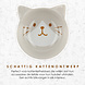 Discountershop Ceramic Cat Food Bowl Ø13.5 cm – Grey Cat Dish with Cat Face – Dishwasher Safe Feeding Bowl for Cats Discountershop Ceramic Cat Food Bowl Ø13.5 cm – Grey Cat Dish with Cat Face – Dishwasher Safe Feeding Bowl for Cats