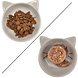 Discountershop Keramische Kattenvoerbak Ø13,5 cm – Grijs Kattenbord met Kattengezicht – Eetbakje voor Kat – Vaatwasserbestendig Voerbak voor Katten Discountershop Keramische Kattenvoerbak Ø13,5 cm – Grijs Kattenbord met Kattengezicht – Eetbakje voor Kat – Vaatwasserbestendig Voerbak voor Katten