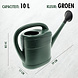 Discountershop Watering Can 10 Liter with Spray Head – Plastic Watering Can for Garden, Balcony and Houseplants – Essential Garden Accessories Discountershop Watering Can 10 Liter with Spray Head – Plastic Watering Can for Garden, Balcony and Houseplants – Essential Garden Accessories