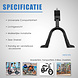 Discountershop 28 Inch Bike Kickstand – Double Leg Center Stand for E-Bikes, City Bikes & Cargo Bikes – Heavy-Duty Universal Kickstand for Extra Heavy Bicycles Discountershop 28 Inch Bike Kickstand – Double Leg Center Stand for E-Bikes, City Bikes & Cargo Bikes – Heavy-Duty Universal Kickstand for Extra Heavy Bicycles