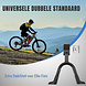 Discountershop 28 Inch Bike Kickstand – Double Leg Center Stand for E-Bikes, City Bikes & Cargo Bikes – Heavy-Duty Universal Kickstand for Extra Heavy Bicycles Discountershop 28 Inch Bike Kickstand – Double Leg Center Stand for E-Bikes, City Bikes & Cargo Bikes – Heavy-Duty Universal Kickstand for Extra Heavy Bicycles