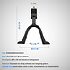 Discountershop 28 Inch Bike Kickstand – Double Leg Center Stand for E-Bikes, City Bikes & Cargo Bikes – Heavy-Duty Universal Kickstand for Extra Heavy Bicycles Discountershop 28 Inch Bike Kickstand – Double Leg Center Stand for E-Bikes, City Bikes & Cargo Bikes – Heavy-Duty Universal Kickstand for Extra Heavy Bicycles