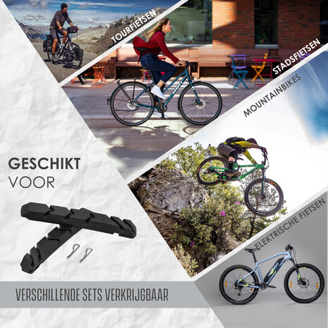 Discountershop V-Brake Remrubbers 72mm – 3 Sets (6 Stuks) met Borgpinnen – Shimano Compatibel Remblokken voor Cartridge Remsysteem – Links & Rechts Discountershop V-Brake Remrubbers 72mm – 3 Sets (6 Stuks) met Borgpinnen – Shimano Compatibel Remblokken voor Cartridge Remsysteem – Links & Rechts