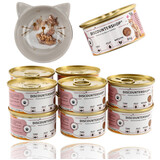 Merkloos 10x Tonijn in Gelei in Blik - Natvoer voor Katten - 51% Tonijn & Rijst – Sappig en Kwaliteit – 85g Natvoer Adult Katten Merkloos 10x Tonijn in Gelei in Blik - Natvoer voor Katten - 51% Tonijn & Rijst – Sappig en Kwaliteit – 85g Natvoer Adult Katten