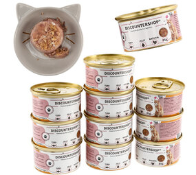 Merkloos 15x Tonijn Gelei Mix - Natvoer voor Katten 85g - 51% Tonijn & Rijst - Natvoer voor Adult Katten Merkloos 15x Tonijn Gelei Mix - Natvoer voor Katten 85g - 51% Tonijn & Rijst - Natvoer voor Adult Katten